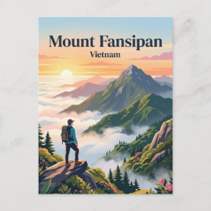 Mount Fansipan Vietnam Postcard