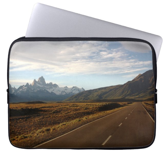 Mount Fitz Roy And Mount Cerro Torre Laptop Sleeve (Front)
