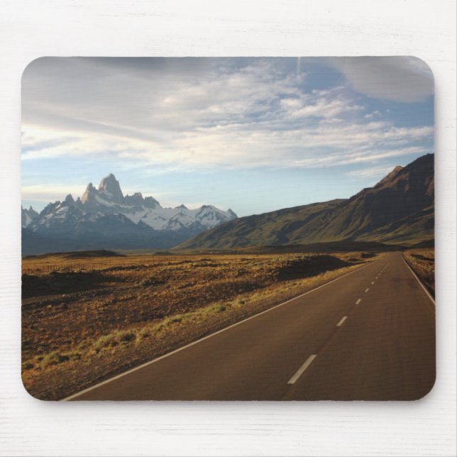Mount Fitz Roy And Mount Cerro Torre Mouse Pad (Front)