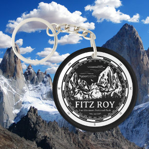 Mount Fitz Roy - Cerro Chaltén South America Keychain