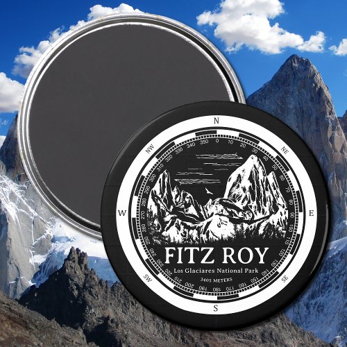 Mount Fitz Roy _ Cerro Chaltn South America Magnet