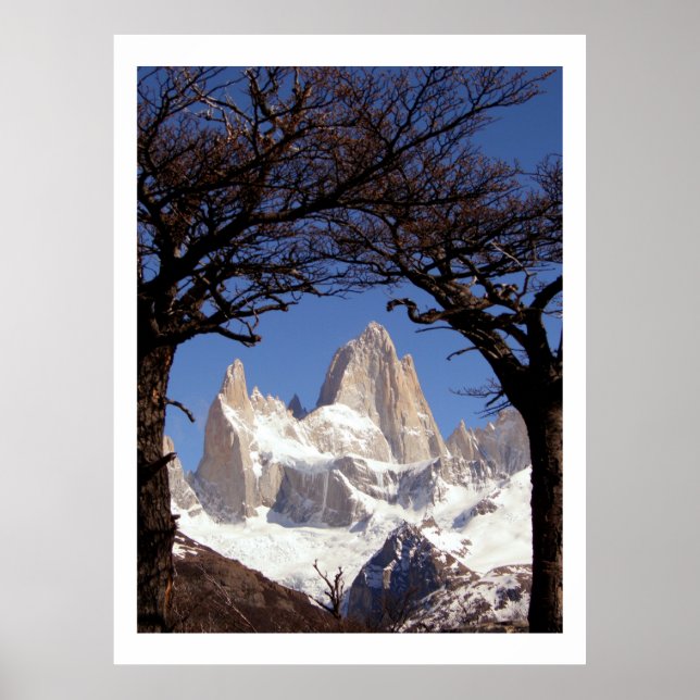 Mount Fitz Roy Patagonia Poster (Front)