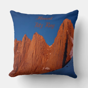 Mount Fitz Roy Throw Pillow