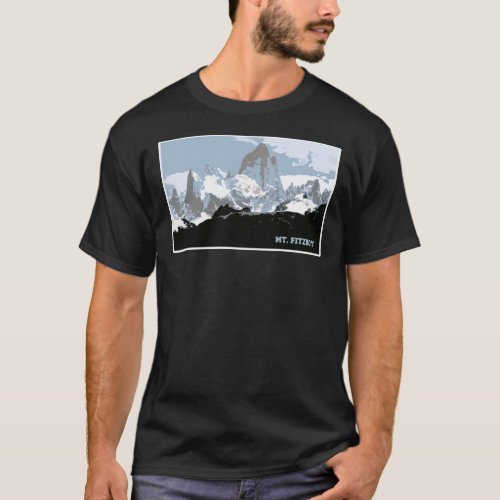 Mount Fitzroy Mountain Patagonia Argentina Essen T_Shirt