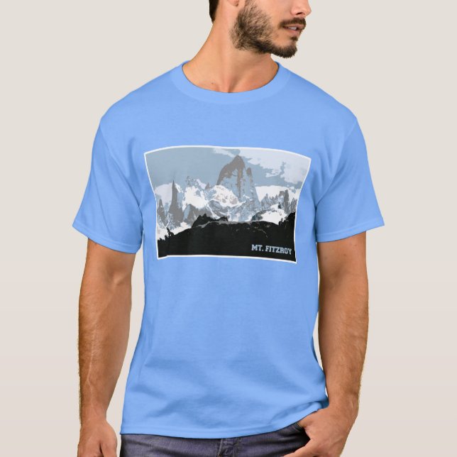 Mount Fitzroy Mountain, Patagonia, Argentina T-Shirt (Front)