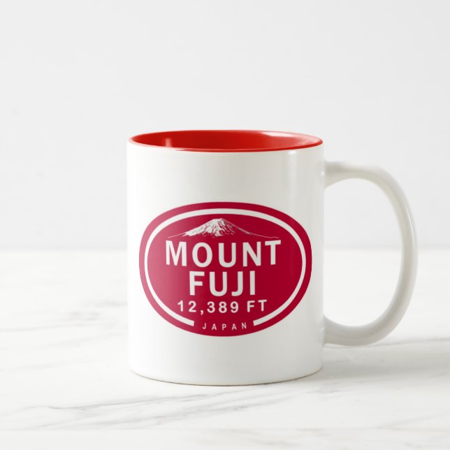 Mount Fuji 12,389 FT Japan Mountain Mug (Right)