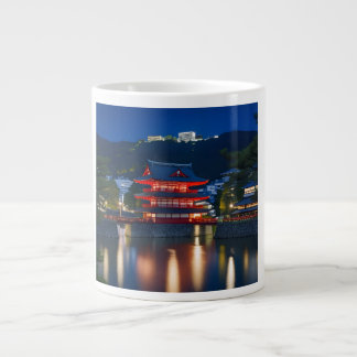 Mount Fuji and Autumn Leaves Giant Coffee Mug