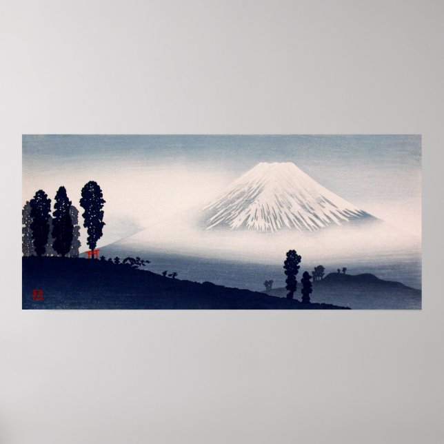 Mount Fuji by Hiroaki Takahashi (ca. 1932) Poster (Front)