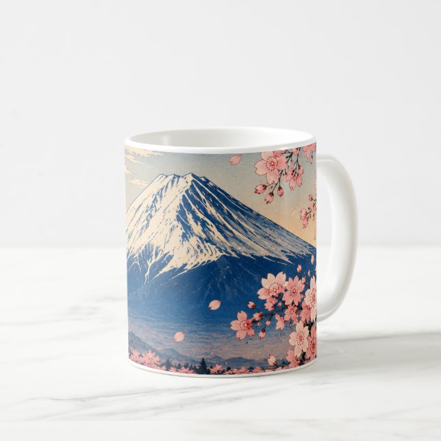 Mount Fuji Coffee Mug (Front Right)