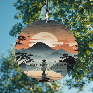 Mount Fuji Eternal Guardian of the Rising Sun  Wind Chime
