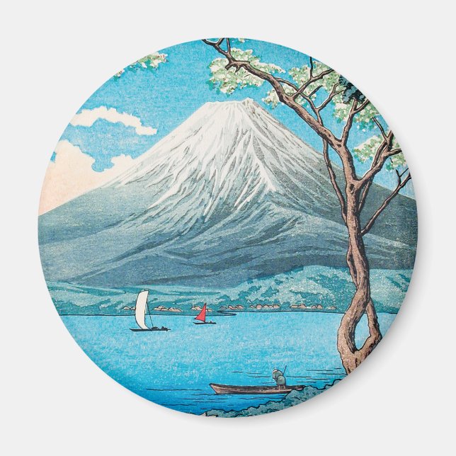 Mount Fuji from Lake Yamanaka by Hiroaki Takahashi Magnet (Front)