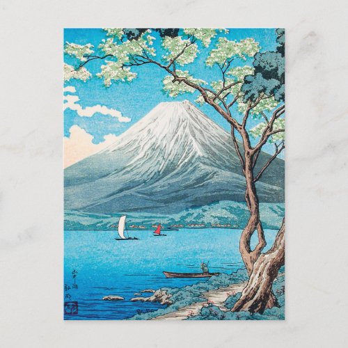 Mount Fuji from Lake Yamanaka by Hiroaki Takahashi Postcard