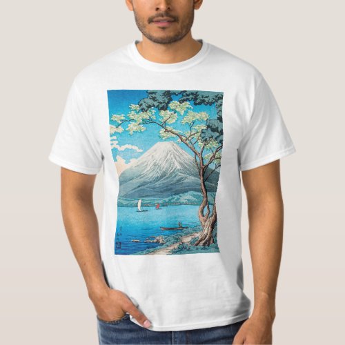 Mount Fuji from Lake Yamanaka by Hiroaki Takahashi T_Shirt