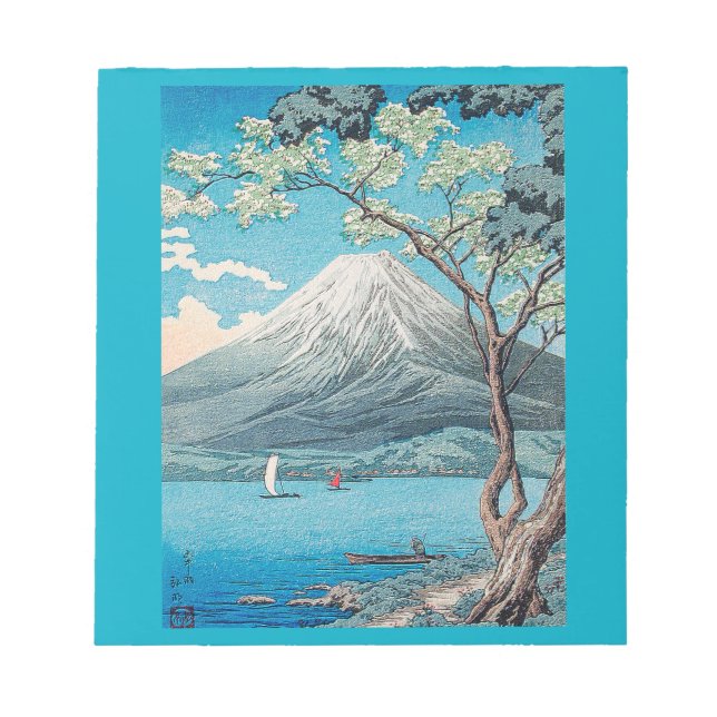 Mount Fuji from Lake Yamanaka Notepad (Front)