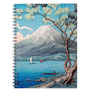 Mount Fuji from Lake Yamanaka, Takahashi, Japanese Notebook