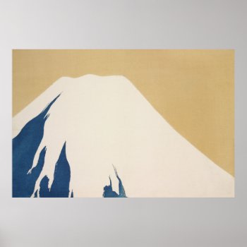 Mount Fuji From Momoyogusa By Kamisaka Sekka Poster by Amazing_Posters at Zazzle