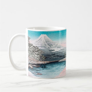 Mount Fuji from Tagonoura, Snow Hiroaki Takahashi Coffee Mug