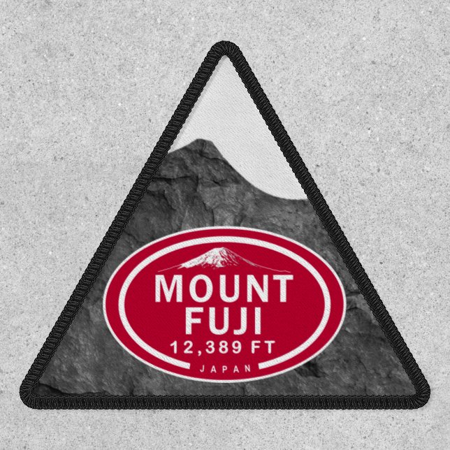 Mount Fuji Fuji-San 12,389 FT Japan Mountain Patch (Front)