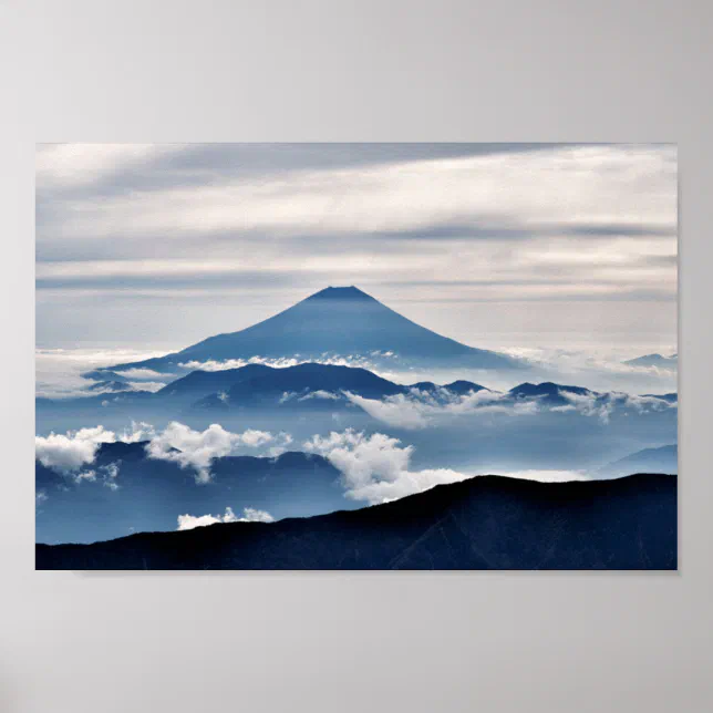 Mount Fuji Holy Mountain Japan Poster | Zazzle