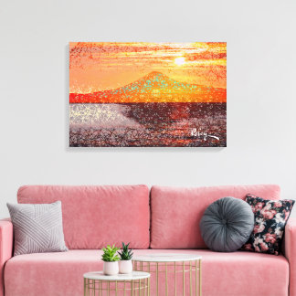 Mount Fuji III by Rofey Canvas Print