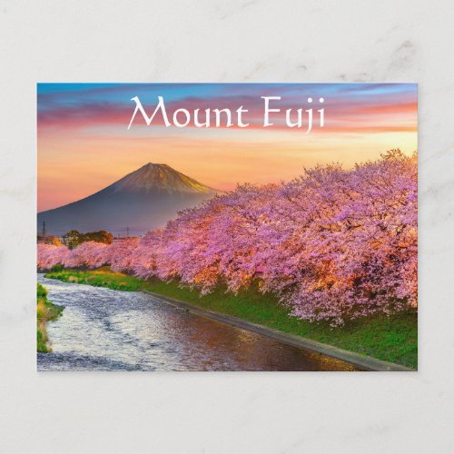 Mount Fuji Japan Postcard
