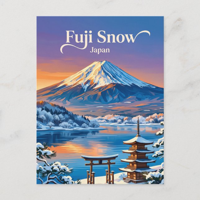 Mount Fuji Japan Postcard (Front)