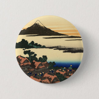 Mount Fuji Japan Sunset Pinback Button