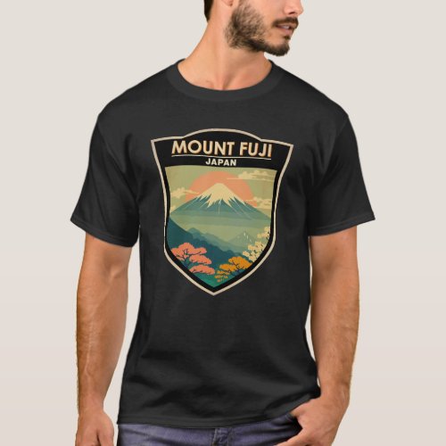 Mount Fuji Japan Travel Art Vintage T_Shirt