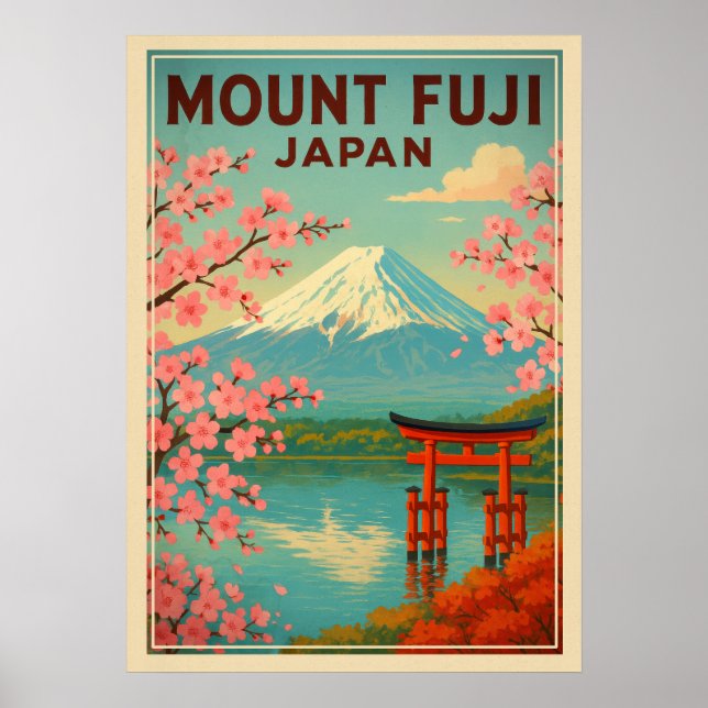 Mount Fuji Japan V01 Poster (Front)