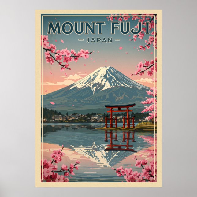 Mount Fuji Japan V05 Poster (Front)