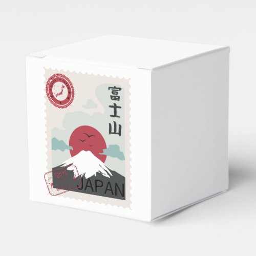 Mount Fuji Japanese Stamp Tokyo Made Japan BOX