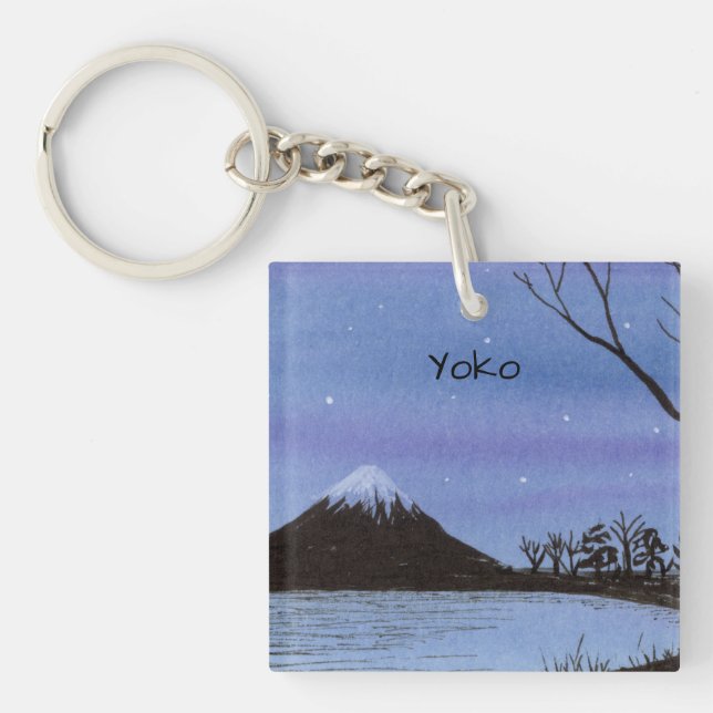 Mount Fuji Keychain (Front)