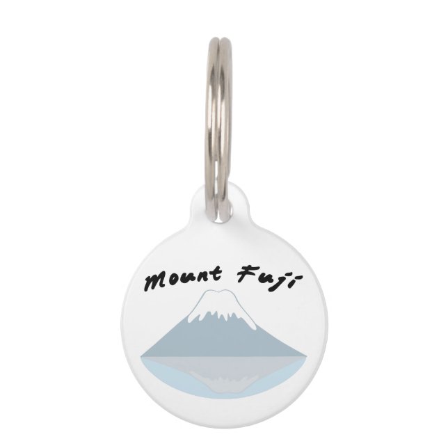 Mount Fuji Pet ID Tag (Front)