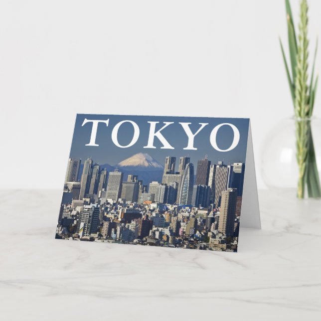 Mount Fuji | Tokyo Japan | Happy Birthday Card (Front)