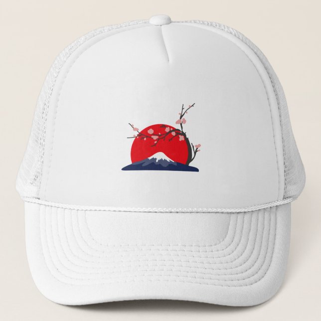 Mount Fuji Trucker Hat (Front)