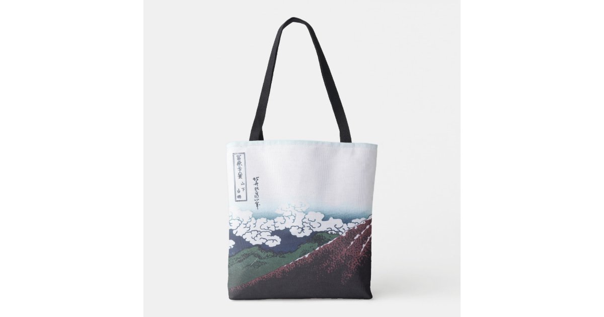 Mount Fuji Ukiyo E By Hokusai Japanese Tote Bag Zazzle Com