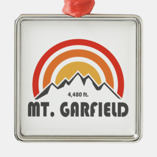 Mount Garfield New Hampshire Metal Ornament