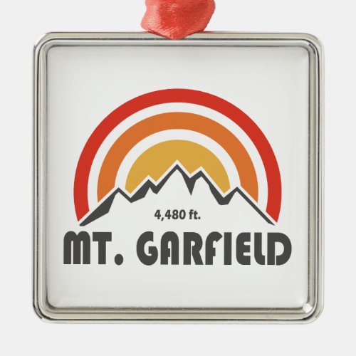 Mount Garfield New Hampshire Metal Ornament