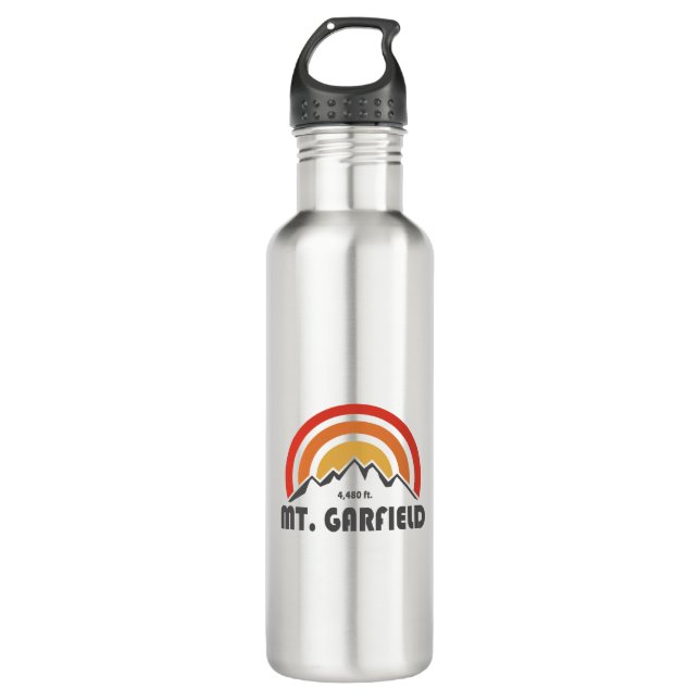 Mount Garfield New Hampshire Stainless Steel Water Bottle (Front)