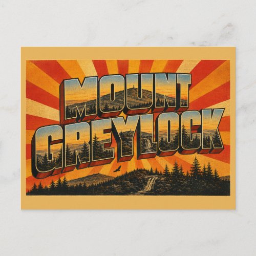 Mount Greylock Massachusetts Boreal Forest Peak Postcard