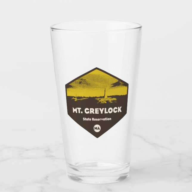 Mount Greylock State Reservation Massachusetts Glass (Front)