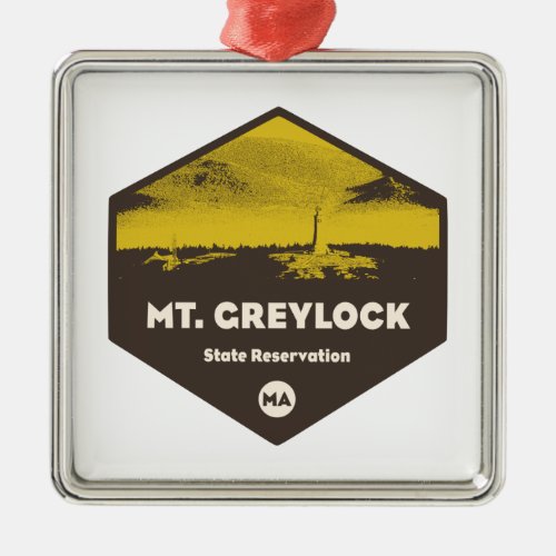 Mount Greylock State Reservation Massachusetts Metal Ornament