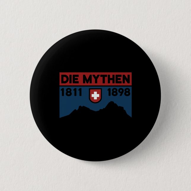 Mount Grosser Mythen Hike Mountain Biking Swiss Hi Button (Front)