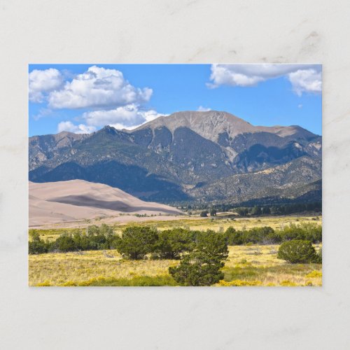 Mount Herard Great Sand Dunes National Park CO Postcard