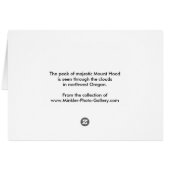 Mount Hood Highway Cards (Back Horizontal)