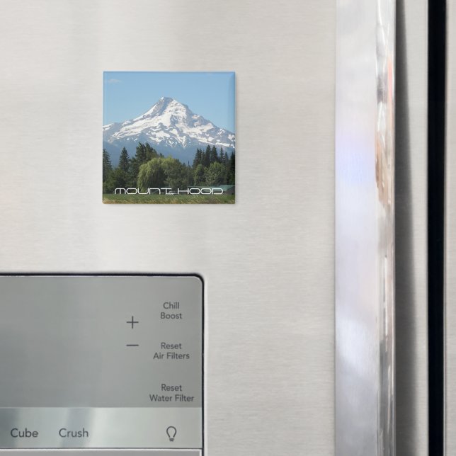 Mount Hood Landscape Vista Magnet (In Situ (Fridge))