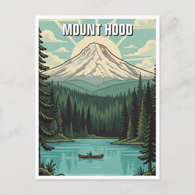 Mount Hood National Forest Oregon Postcard (Front)