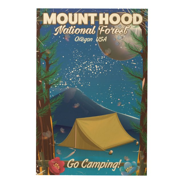 Mount Hood National Forest travel poster (Front)