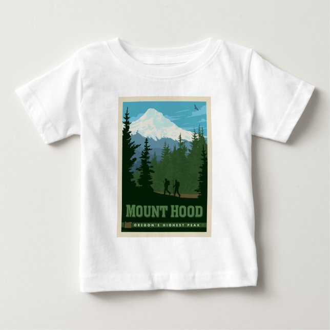 Mount Hood | Oregon Baby T-Shirt (Front)