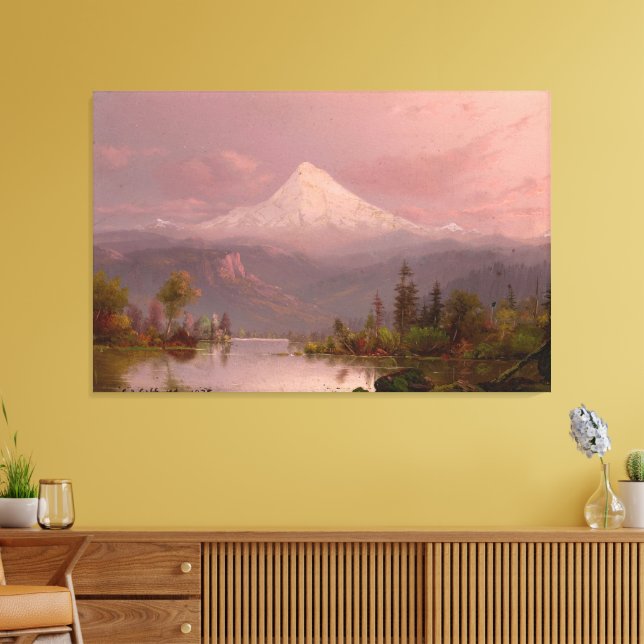 Mount Hood, Oregon  Canvas Print (Insitu(LivingRoom))